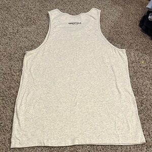 Essentials Light Gray Sleeveless Top